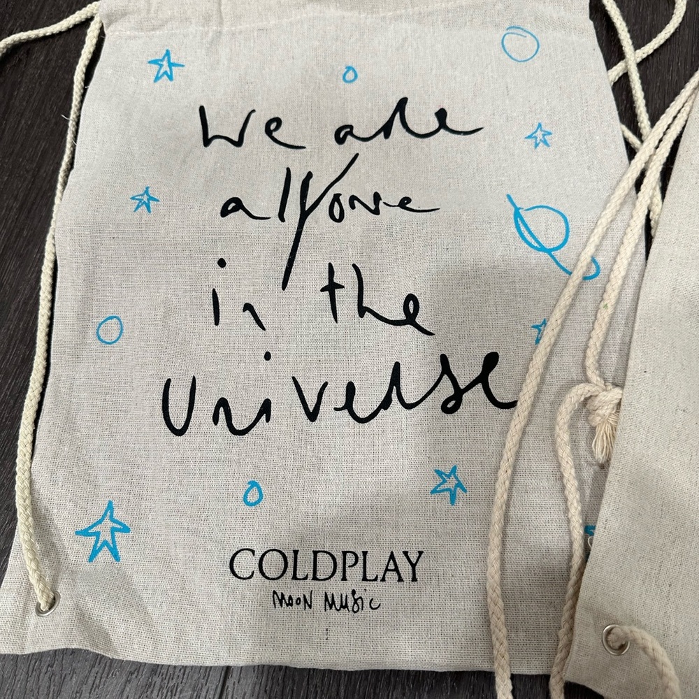 Coldplay Drawstring Bags Set - Picture 3 of 3